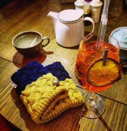 Двухцветный двухслойный снуд For every me Agatha.knit